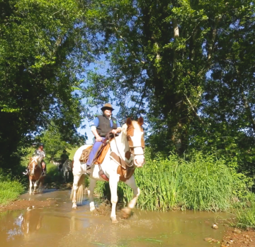 3-day horseback ride through the Brionnais