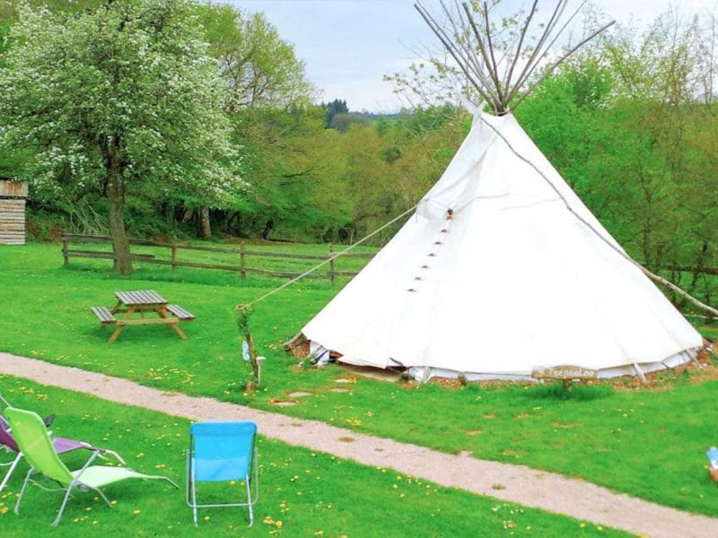 tipi pour étape rando âne